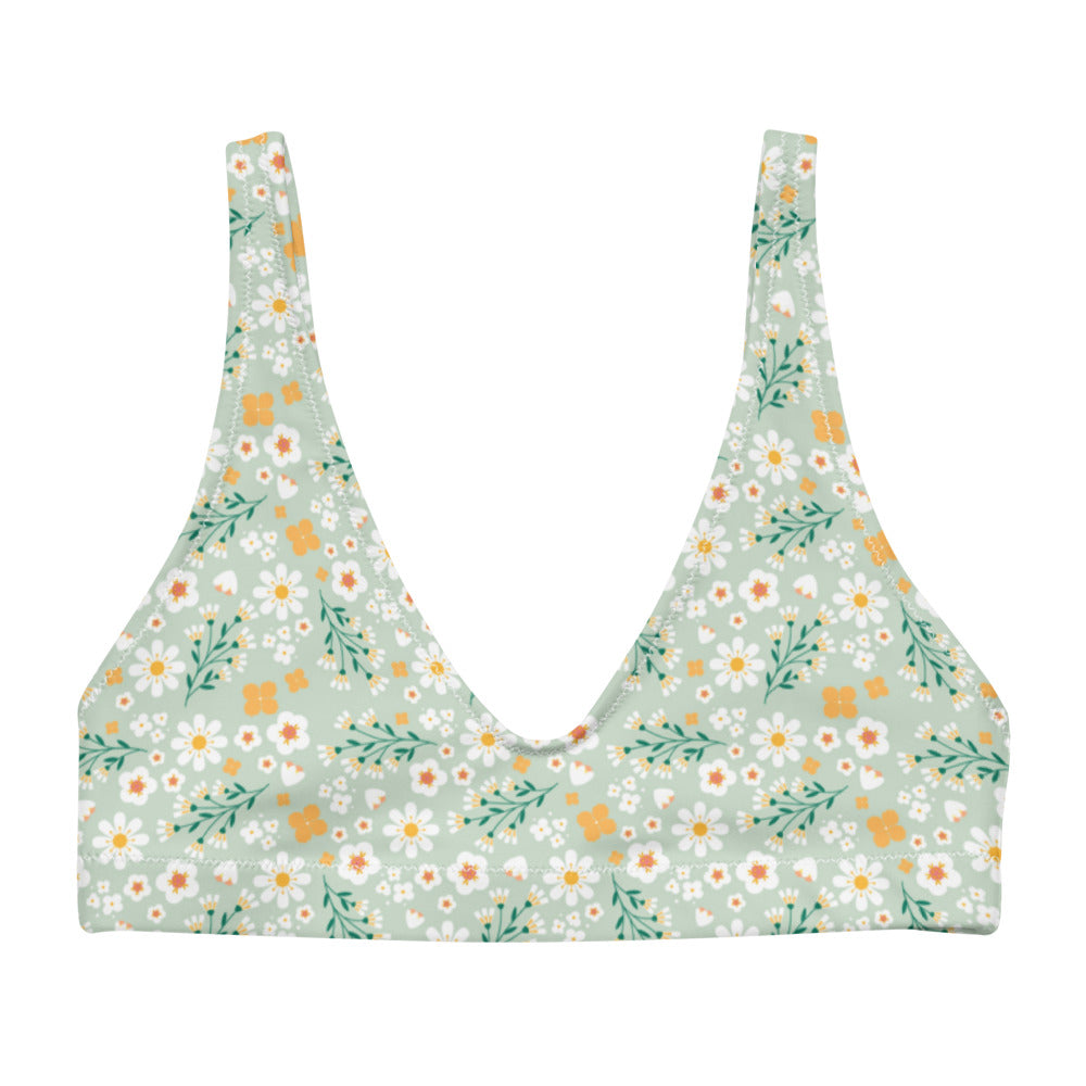Surf Bikini Top - Flores Esmeralda