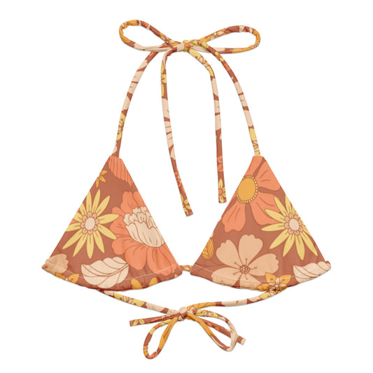 String Bikini Top - Sunset Glow