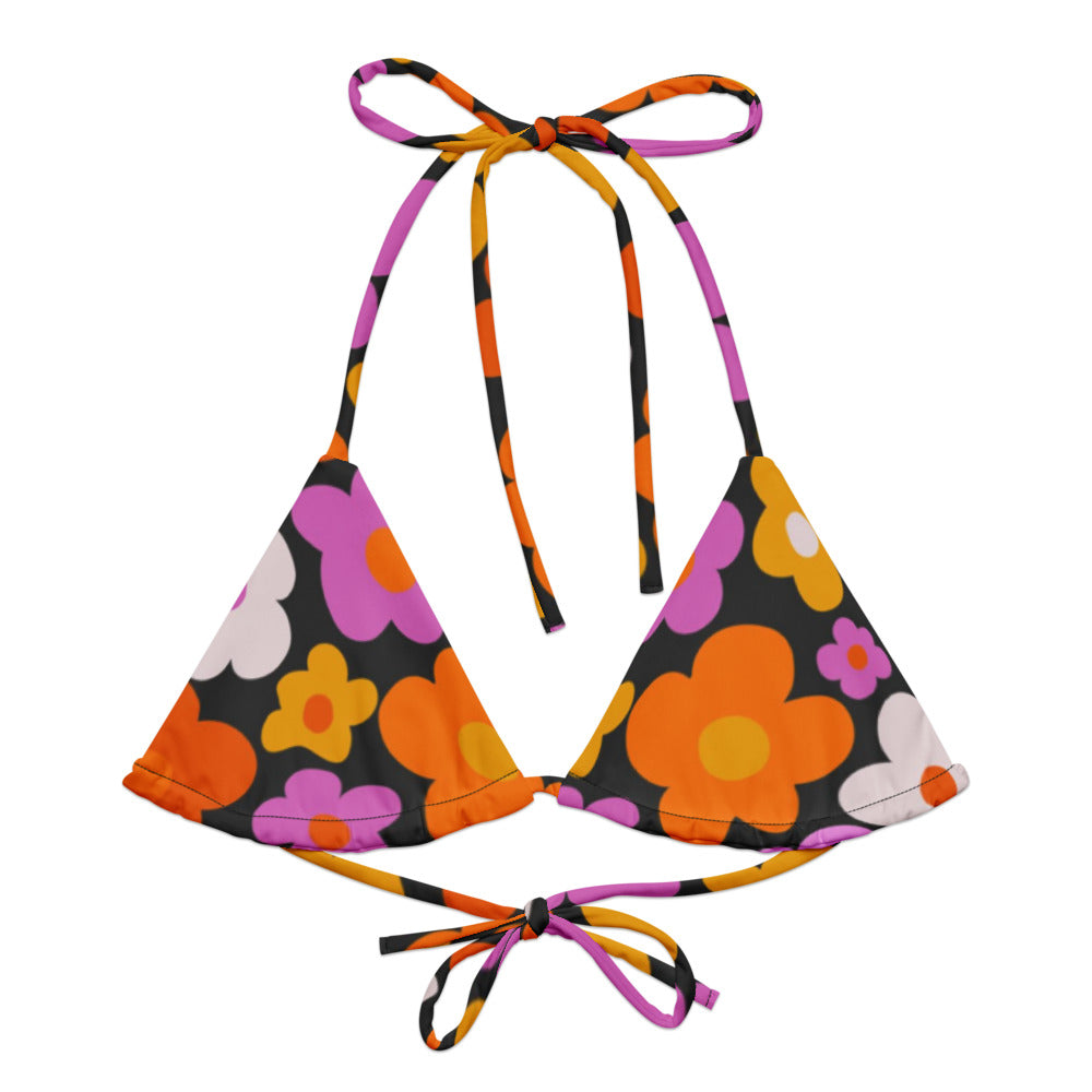 String Bikini Top - Botanical Bloom