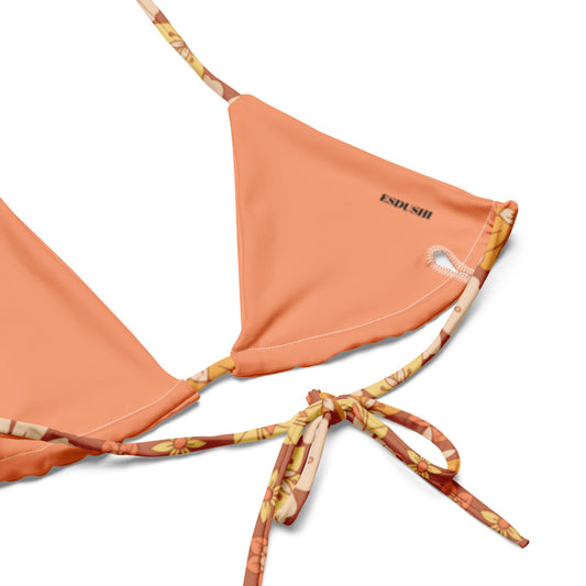 String Bikini Top - Sunset Glow