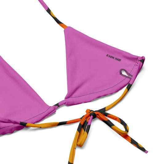 Top de bikini de tiras - Botanical Bloom 
