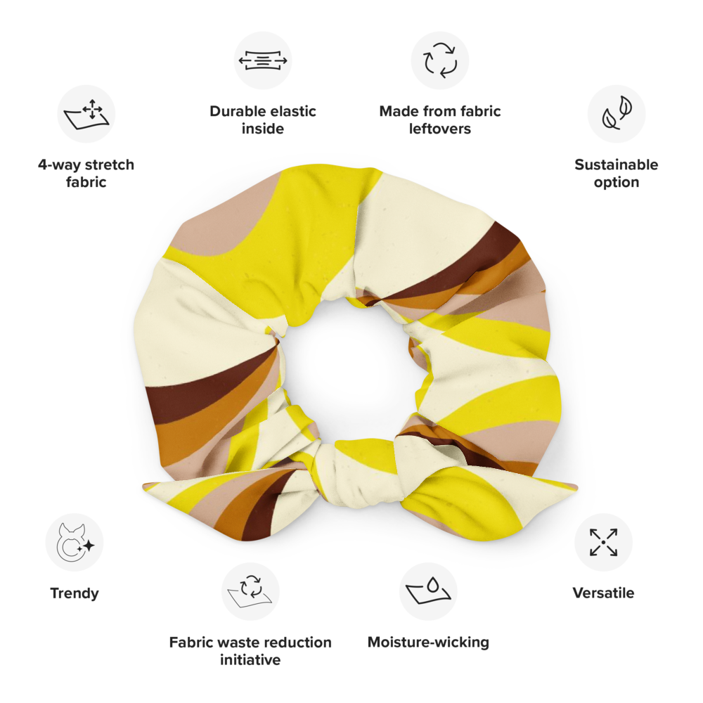 Scrunchie - Retro Riptide - Esdushi