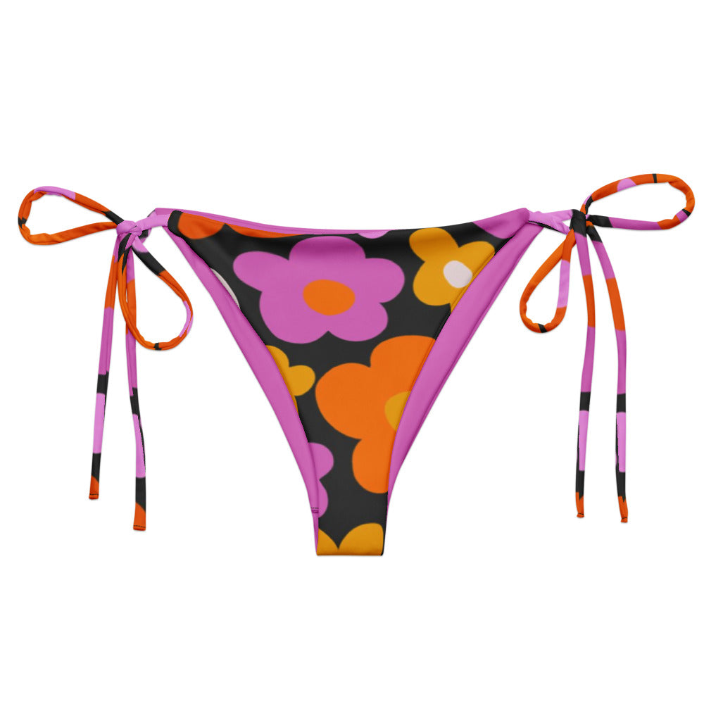 String Bikini Bottom - Botanical Bloom - Esdushi