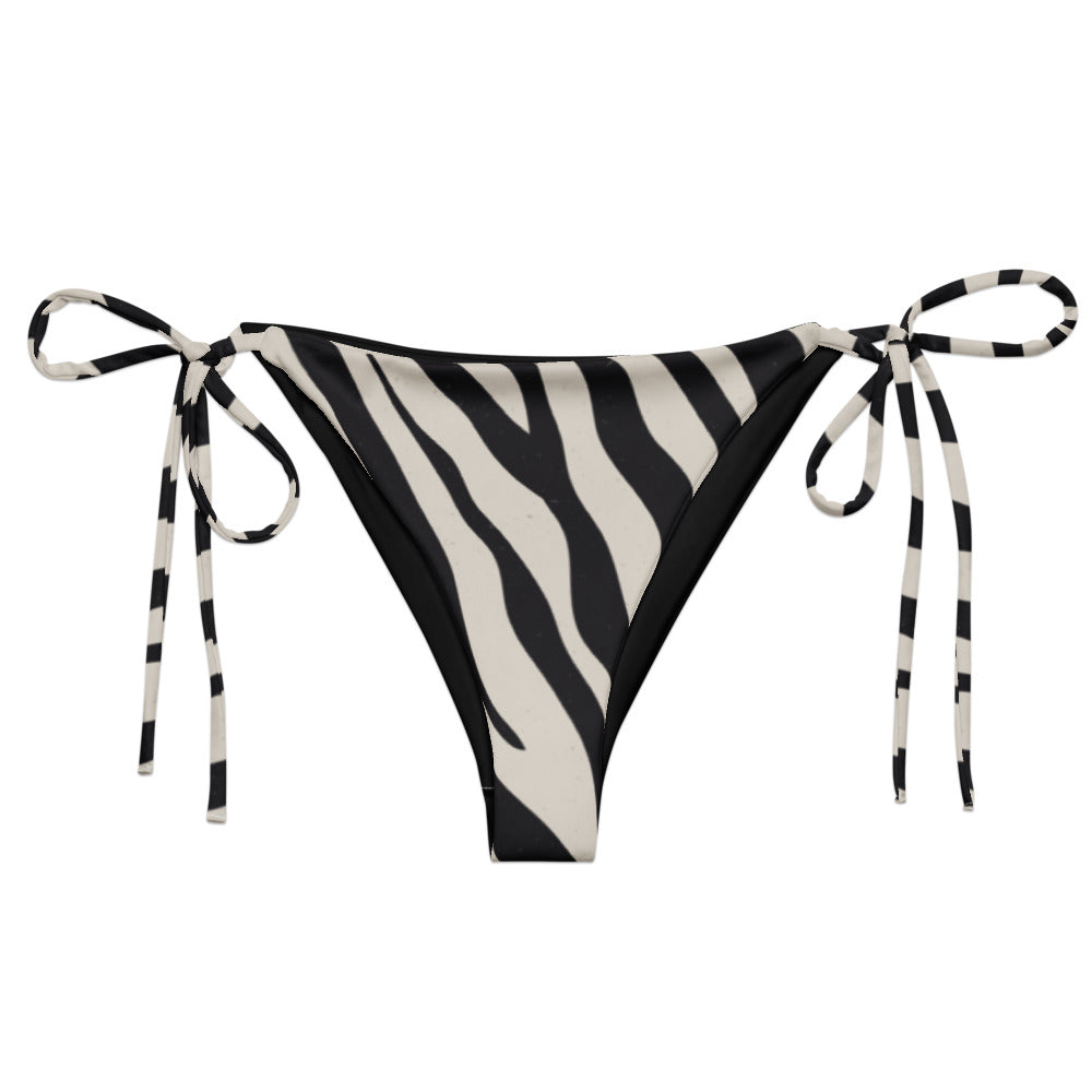 String Bikini Bottom - Striped Safari - Esdushi