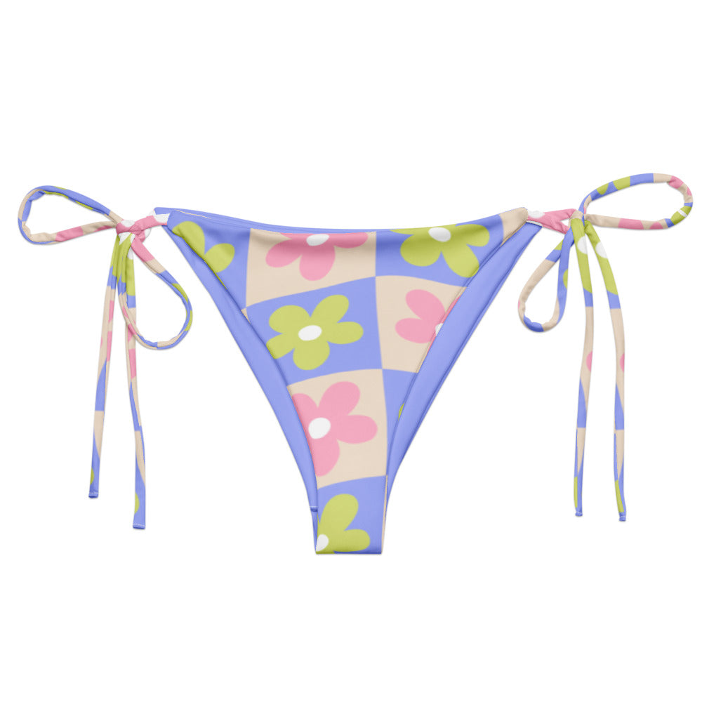 String Bikini Bottom - Groovy Gardenia - Esdushi