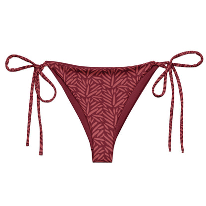 String Bikini Bottom - Palm Passion - Esdushi