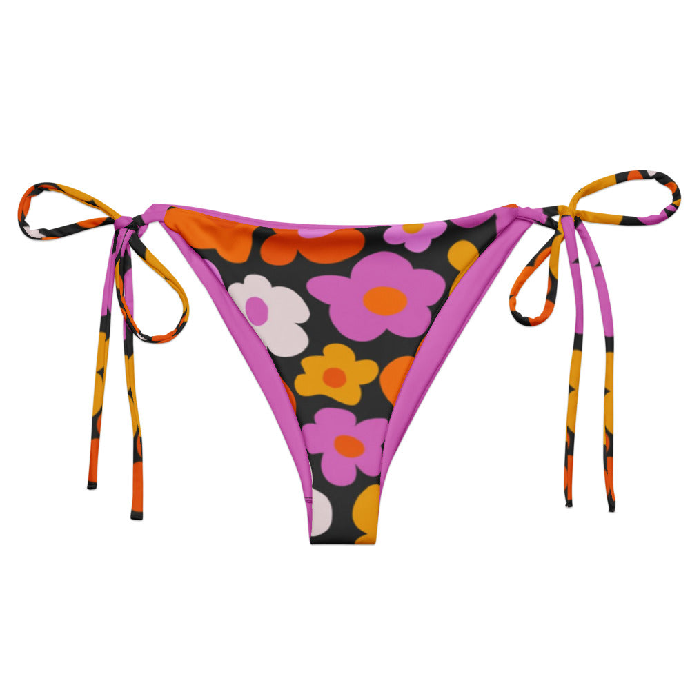 String Bikini Bottom - Botanical Bloom