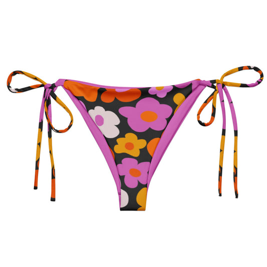 String Bikini Bottom - Botanical Bloom