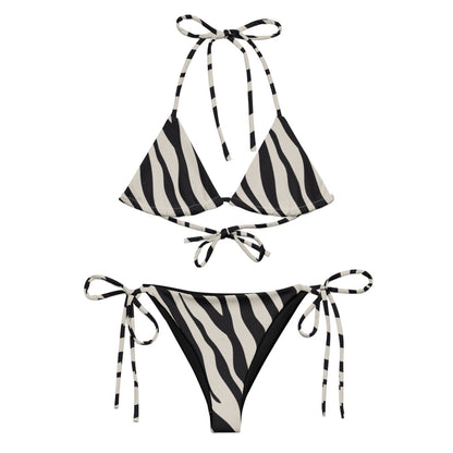 String Bikini Top - Striped Safari - Esdushi