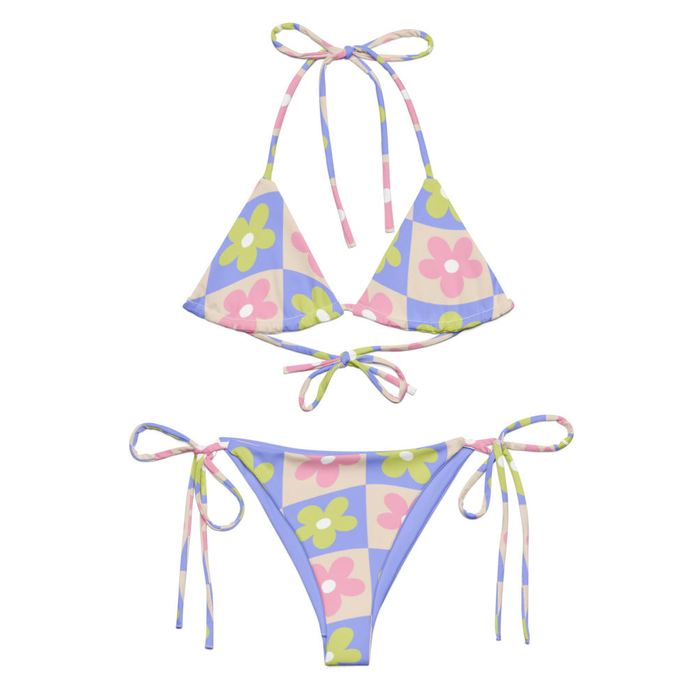 String Bikini Top - Groovy Gardenia - Esdushi