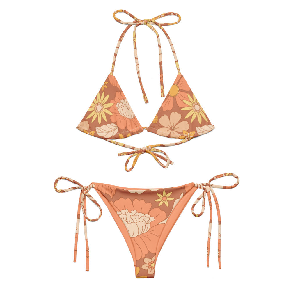 String Bikini Bottom - Sunset Glow