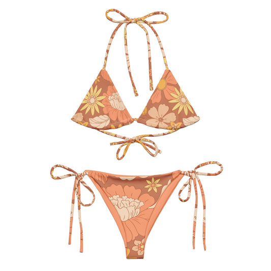 String Bikini Bottom - Sunset Glow