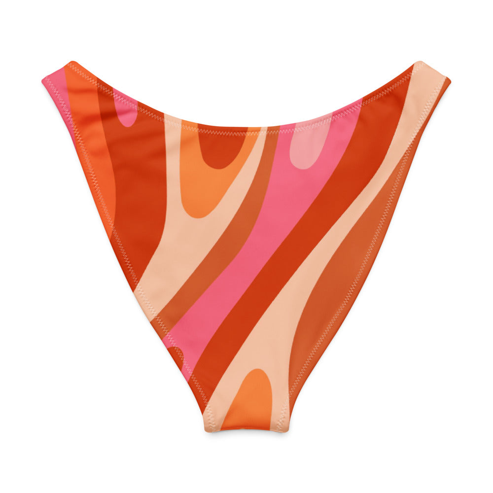 V-cut Bikini Bottom - Radiant Retro