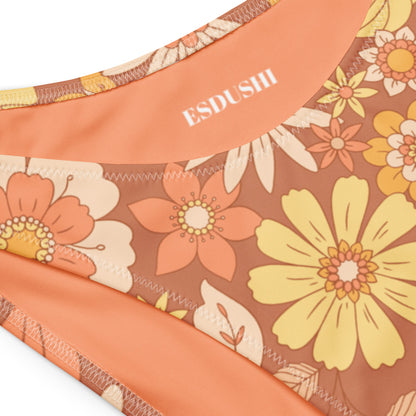 V-cut Bikini Bottom - Sunset Glow - Esdushi