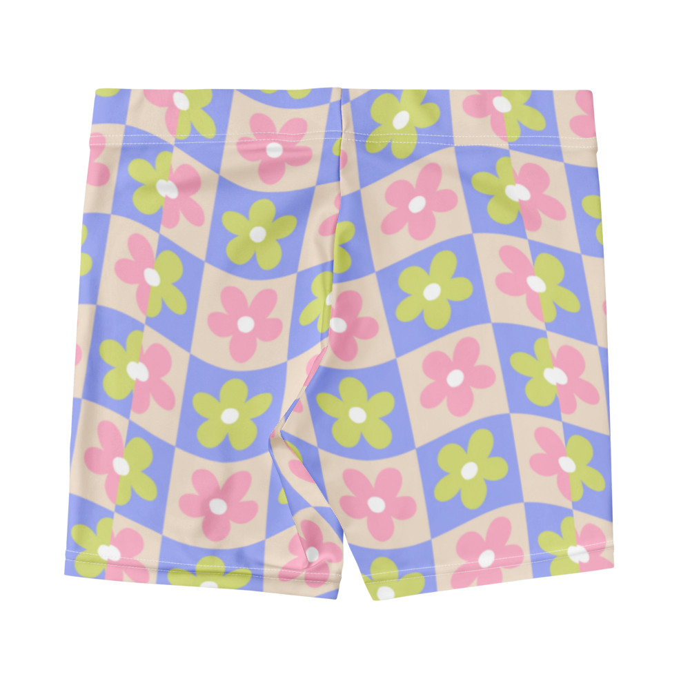 Women Surf Shorts - Groovy Gardenia-Esdushi