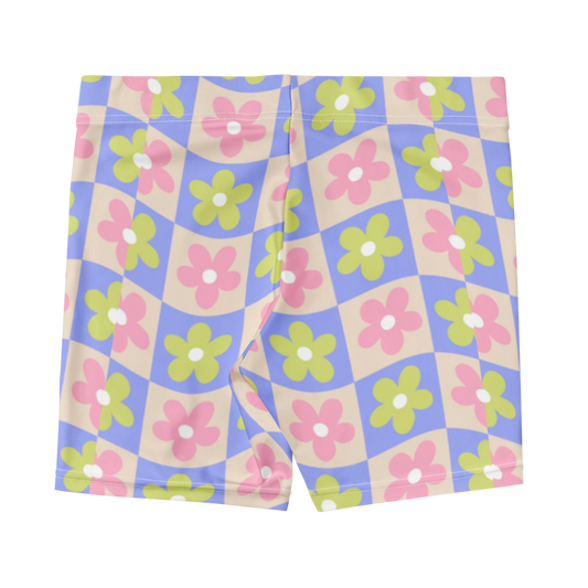 Women Surf Shorts - Groovy Gardenia-Esdushi
