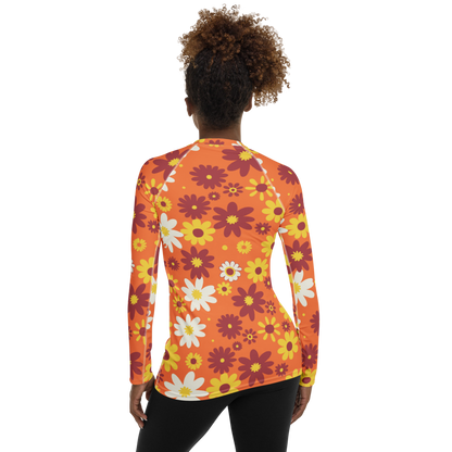 Women's Surf Rashguard - Golden Honey