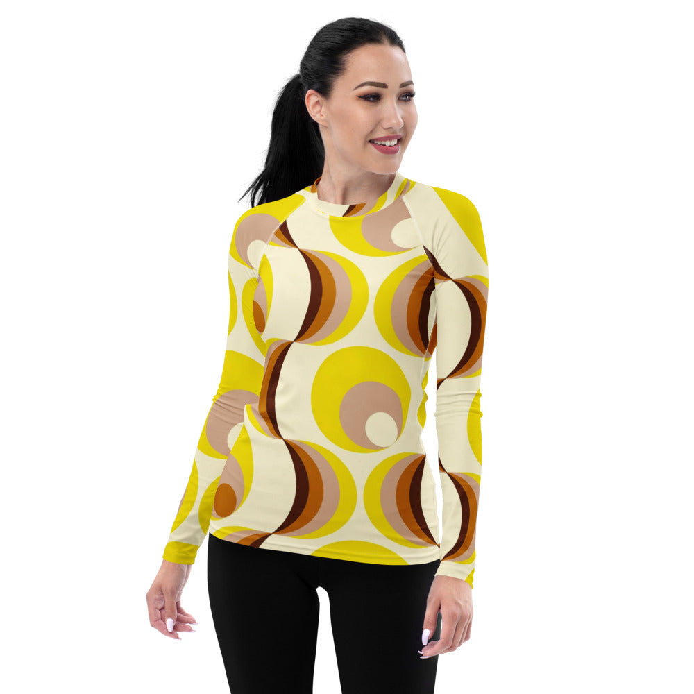 Camiseta de protección solar para mujer - Retro Riptide