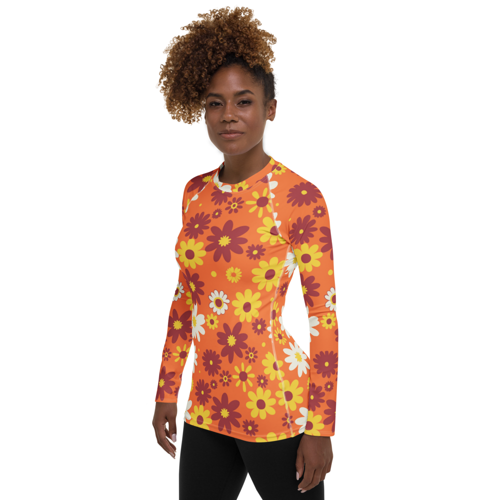 Women's Surf Rashguard - Golden Honey