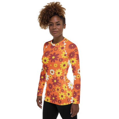 Women's Surf Rashguard - Golden Honey