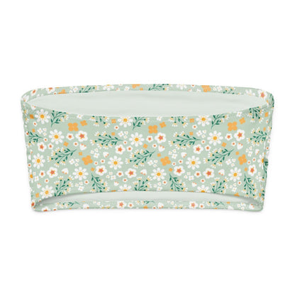 Bandeau Bikini Top - Flores Esmeralda - Esdushi