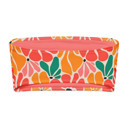 Bandeau Bikini Top - Flower Power - Esdushi