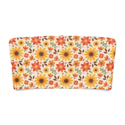 Bandeau Bikini Top - Sunflower Siesta - Esdushi