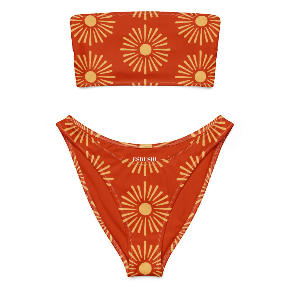 Bandeau Bikini Top - Sunset Session - Esdushi