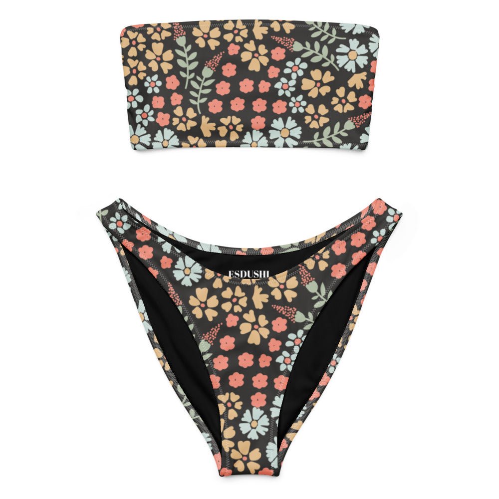 Bandeau Bikini Top - Surf Spirit - Esdushi