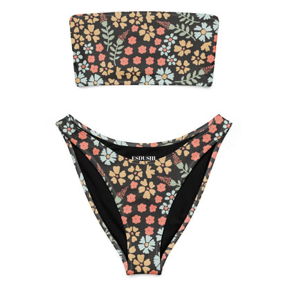 Bandeau Bikini Top - Surf Spirit - Esdushi
