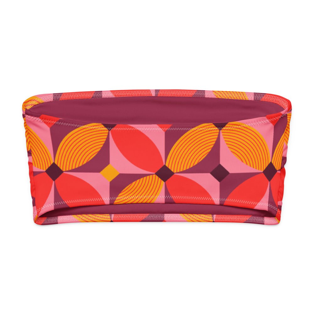 Bandeau Bikini Top - Tropical Tango - Esdushi