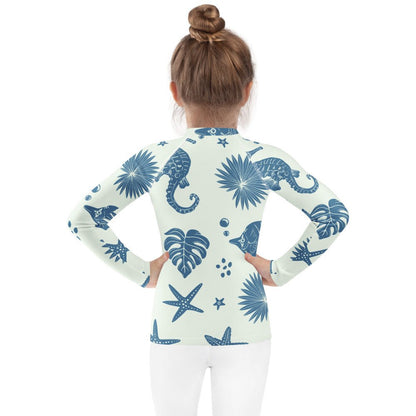 Kids - Girls Surf Rashguard - Beach Buddy - Esdushi