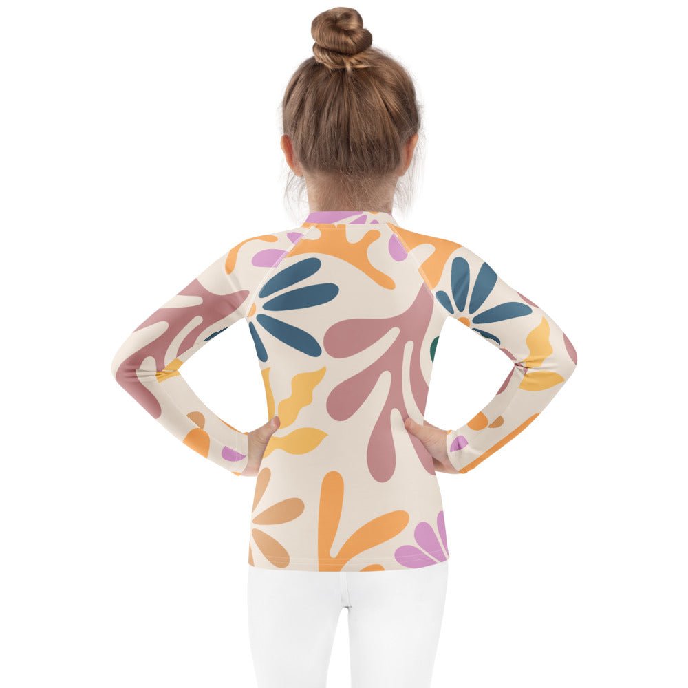 Kids - Girls Surf Rashguard - Coral Cutie - Esdushi