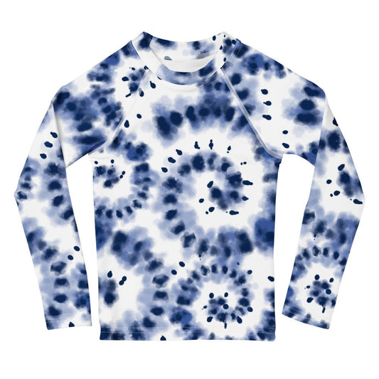 Kids - Girls Surf Rashguard - Ocean Swirl - Esdushi