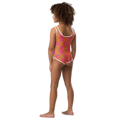 Kids Swimsuit - Floral Fiesta - Esdushi