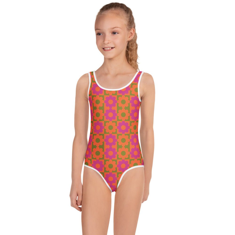Kids Swimsuit - Floral Fiesta - Esdushi