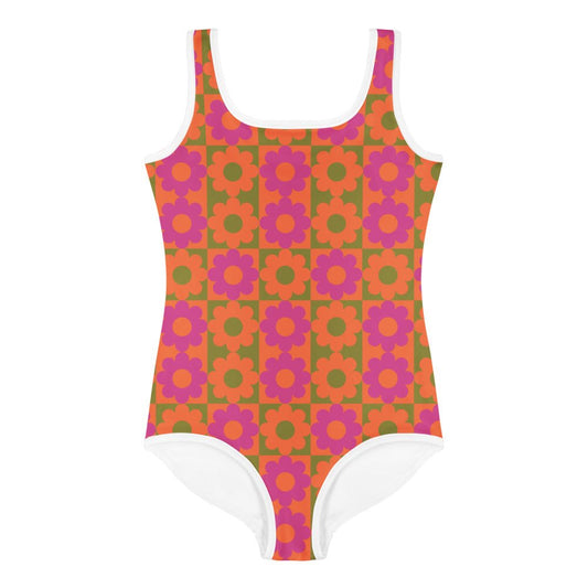 Kids Swimsuit - Floral Fiesta - Esdushi