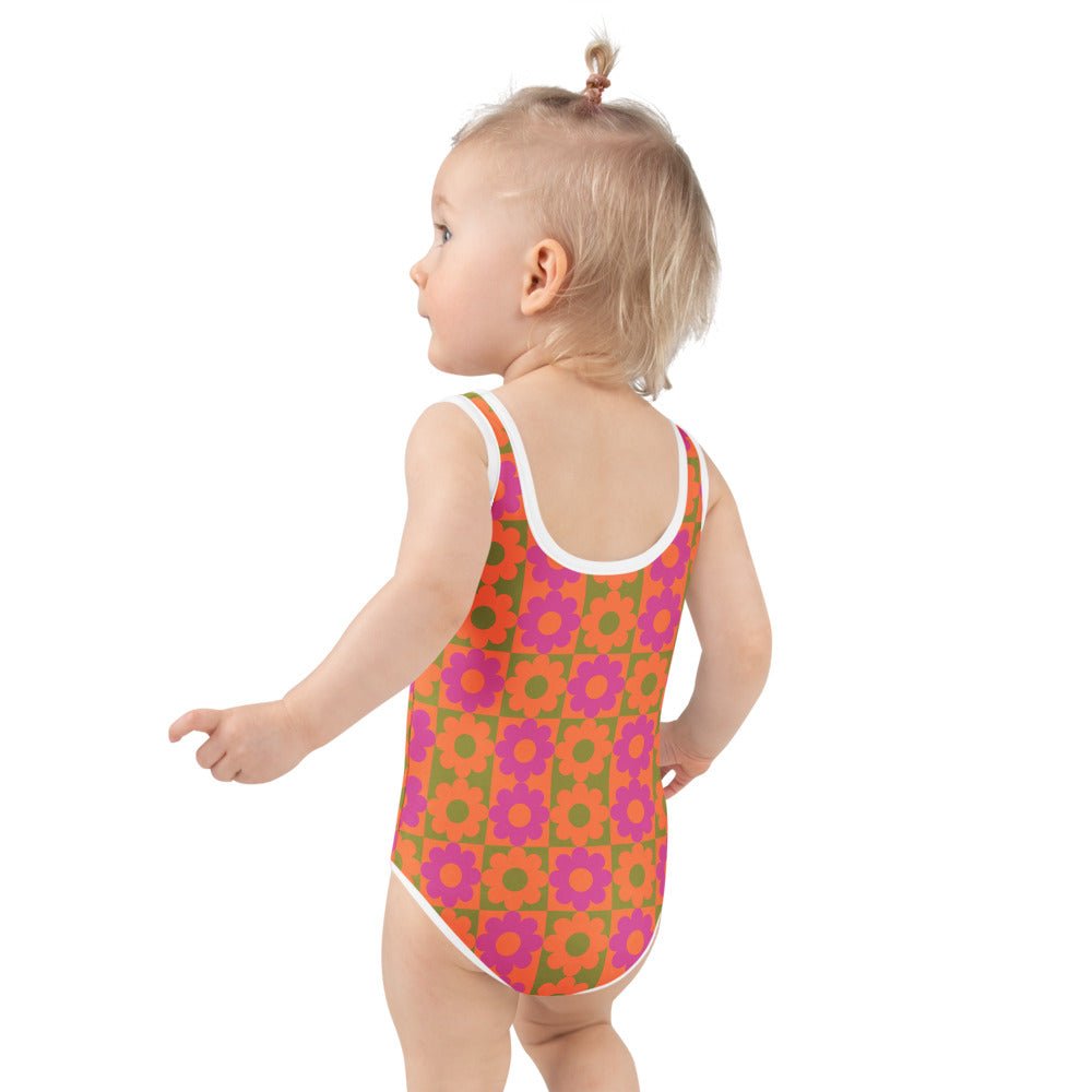 Kids Swimsuit - Floral Fiesta - Esdushi
