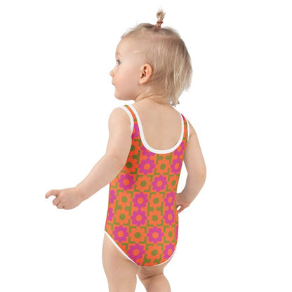 Kids Swimsuit - Floral Fiesta - Esdushi