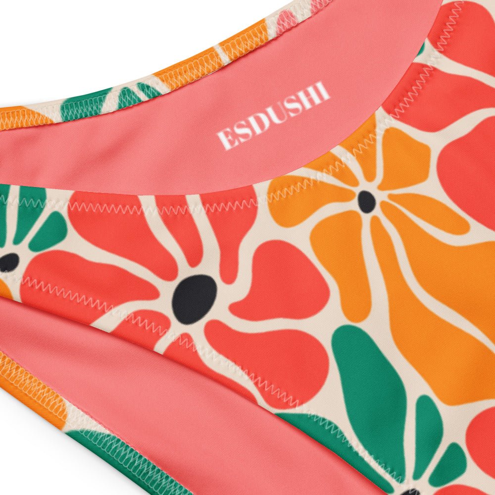V-cut Bikini Bottom - Flower Power - Esdushi