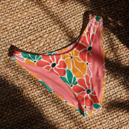 V-cut Bikini Bottom - Flower Power - Esdushi