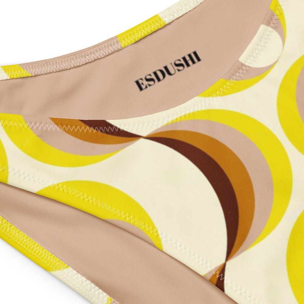 V-cut Bikini Bottom - Retro Riptide - Esdushi