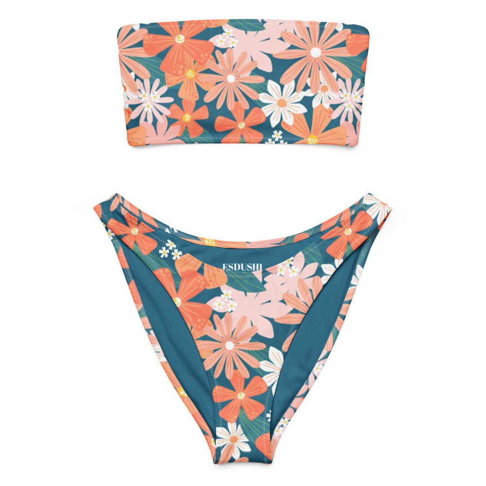 V-cut Bikini Bottom - Seaside Samba - Esdushi