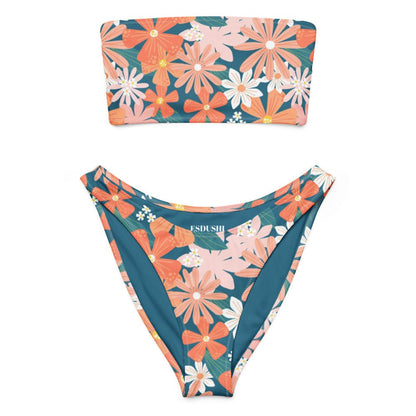 V-cut Bikini Bottom - Seaside Samba - Esdushi