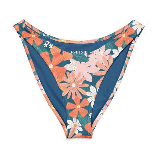 V-cut Bikini Bottom - Seaside Samba - Esdushi