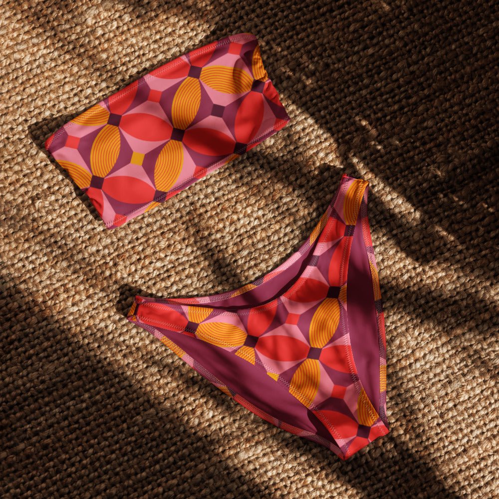 V-cut Bikini Bottom - Tropical Tango - Esdushi