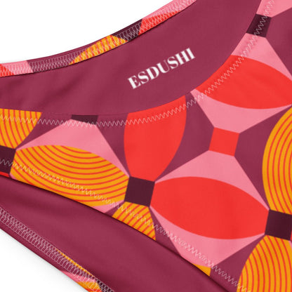 V-cut Bikini Bottom - Tropical Tango - Esdushi