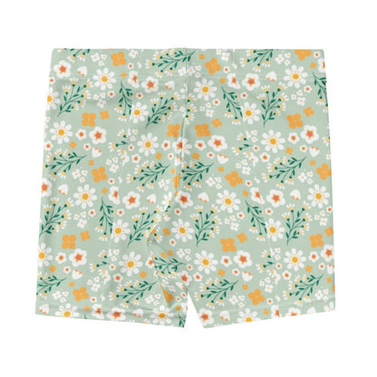 Women Surf Shorts - Flores Esmeralda - Esdushi