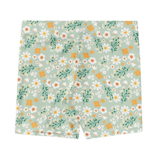 Women Surf Shorts - Flores Esmeralda - Esdushi