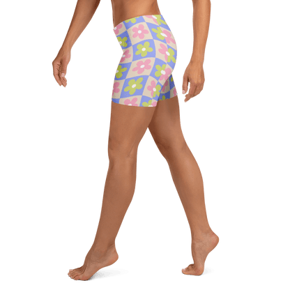 Women Surf Shorts - Groovy Gardenia - Esdushi